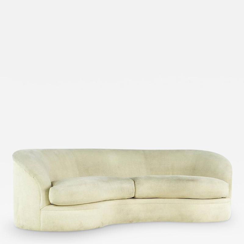 Vladimir Kagan Vladimir Kagan Style Directional Furniture Mid Century Biomorphic Kidney Sofa