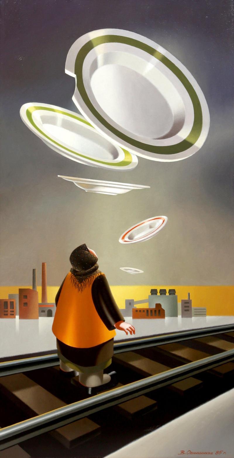 Vladimir Ovchinnikov Flying Saucers