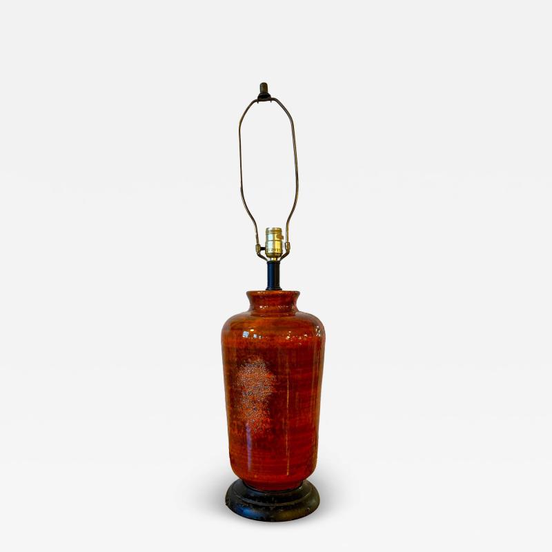 Volcano Glazed Ceramic Table Lamp