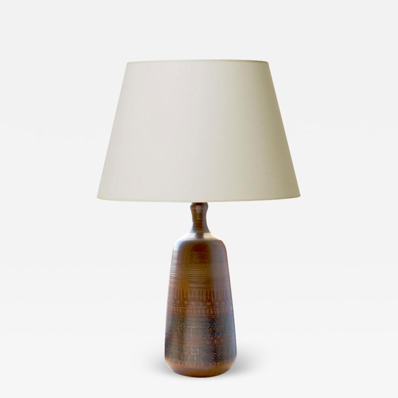 Voldemar Volkoff Table Lamp by Vallauris Artist Voldemar Volkoff