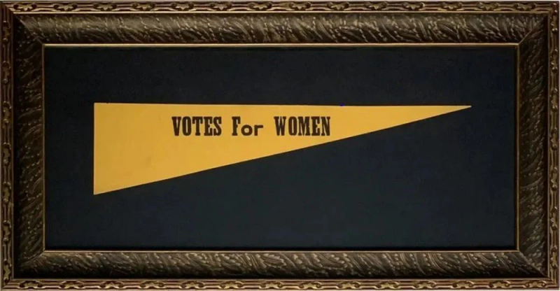 Votes for Women Pennant Early 20th Century