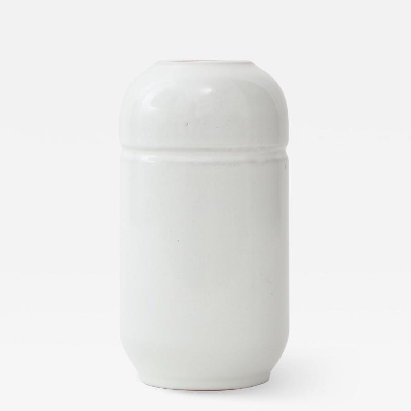 WHITE CERAMIC VASE