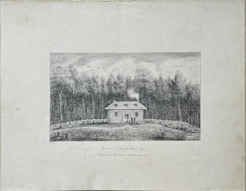 WILLIAM POPE WILLIAM POPE BRITISH CANADIAN 1811 1902 RESIDENCE OF GEORGE CLARIS