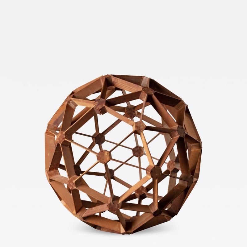 WOOD GEODESIC SCULPTURE