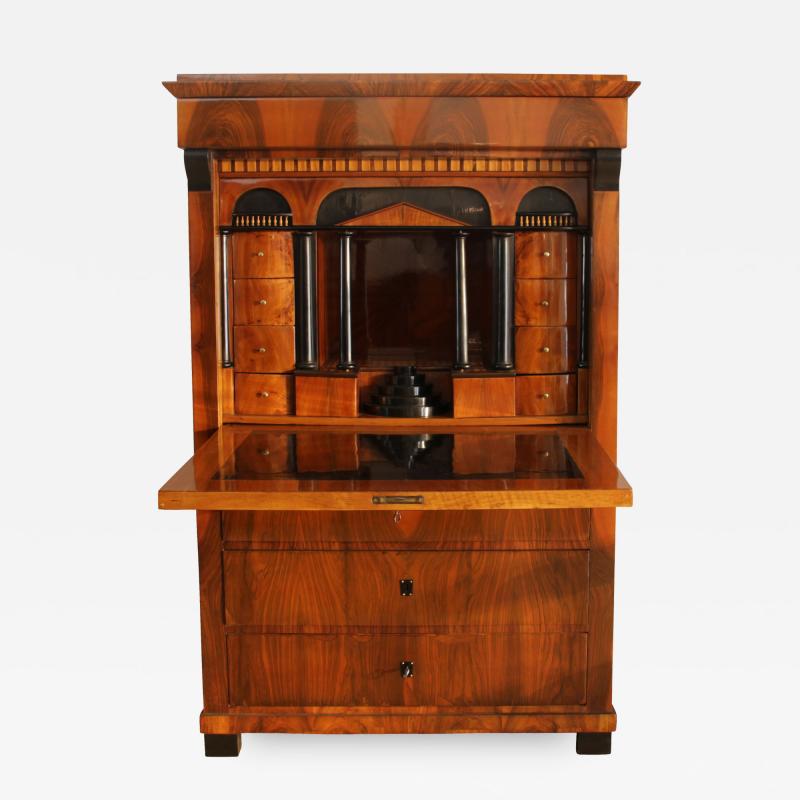 Walnut Biedermeier Secretary ca 1820