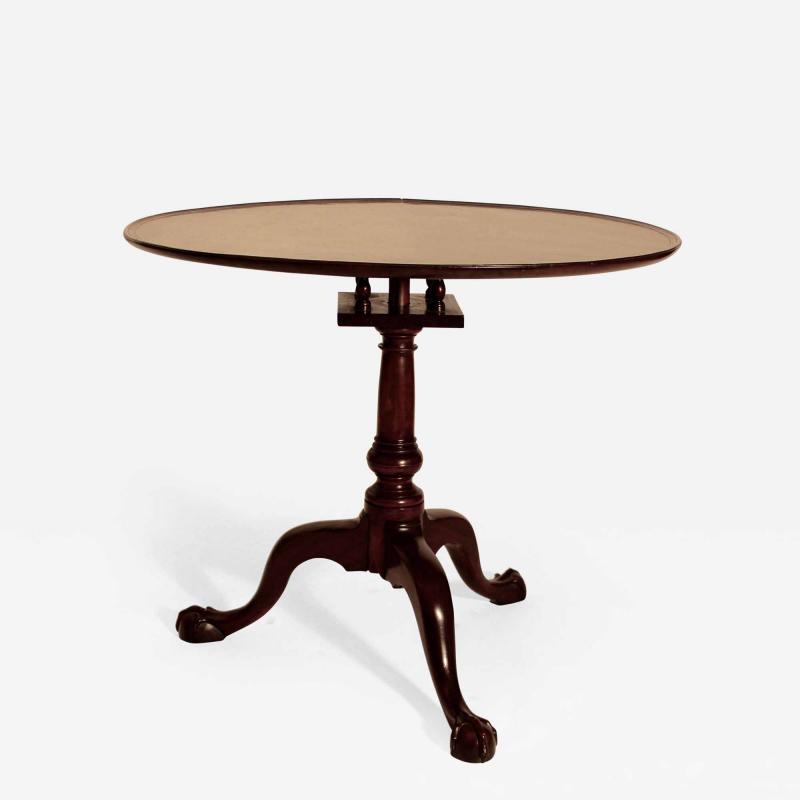 Walnut Chippendale Tea Table