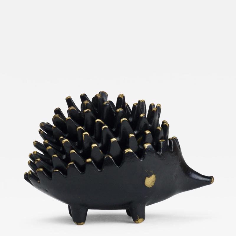 Walter Bosse Walter Bosse Hedgehog Stackable Brass Ashtrays Herta Baller Austria 1950s