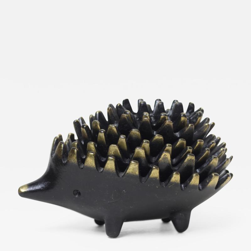 Walter Bosse Walter Bosse Hedgehog Stackable Brass Ashtrays for Hertha Baller 1960 Germany