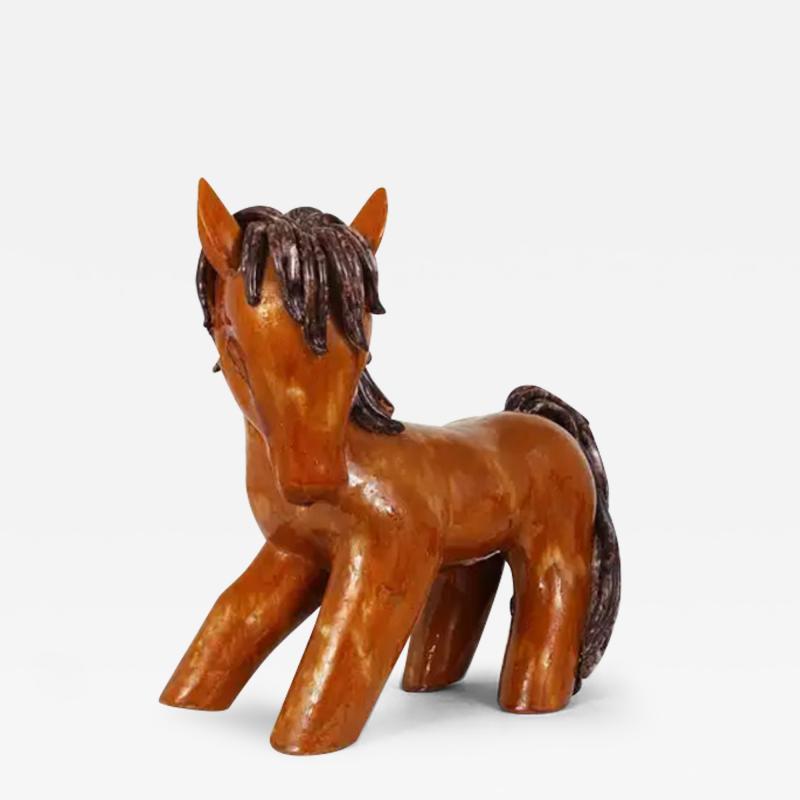 Walter Bosse Walter Bosse Huge Pottery Ceramic Horse Sculpture Austria 1950s