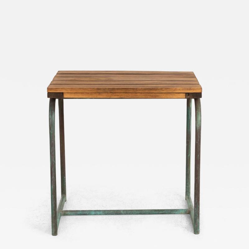 Walter Lamb Early Walter Lamb Bronze Occasional Table circa 1945