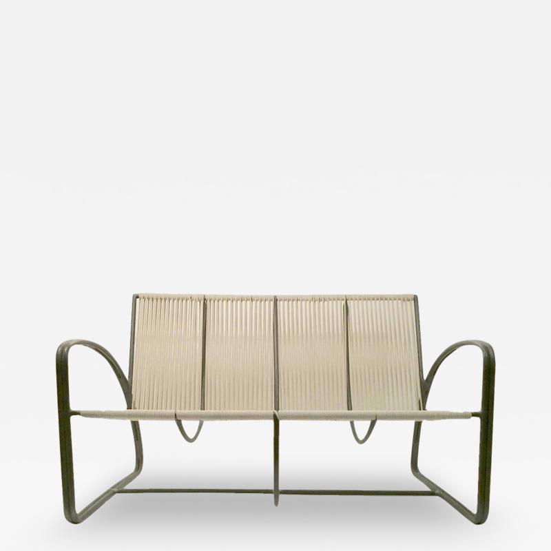 Walter Lamb Rare Bronze Settee