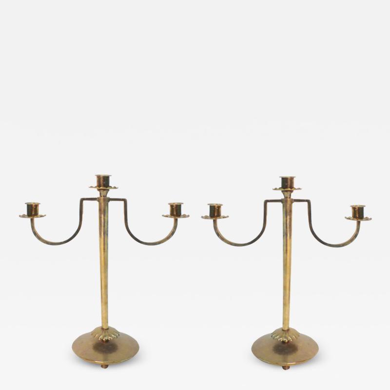 Walter Von Nessen Art Deco Candleabra by Walter von Nessen for Chase