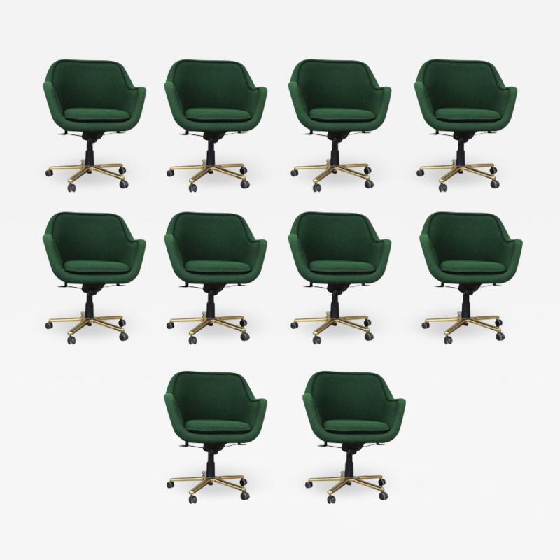 Ward Bennett 1 Ward Bennett for Brickel and Associates Bumper Desk Conference Chair