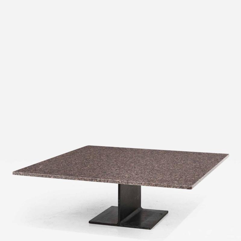 Ward Bennett I Beam Granite Coffee Table 1970