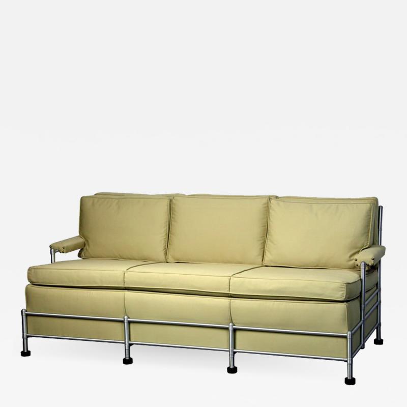 Warren McArthur Rare Slat Back Three Seat Warren McArthur Park Avenue Sofa 1933 1934