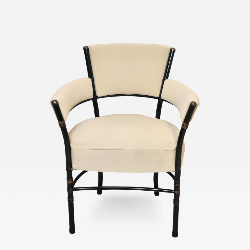 Warren McArthur Warren McArthur Armchair Bronze Anodize Style No 1052 AU Rome NY c 1933 34