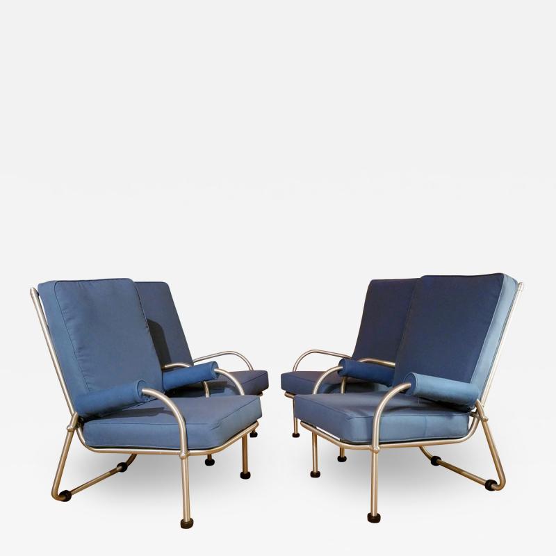 Warren McArthur Warren McArthur Four Lounge Chairs Circa 1939