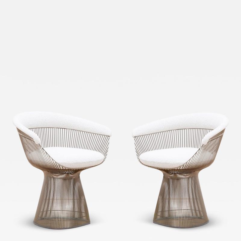 Warren Platner Pair Of Two Chairs Designed By Warren Platner 1960s