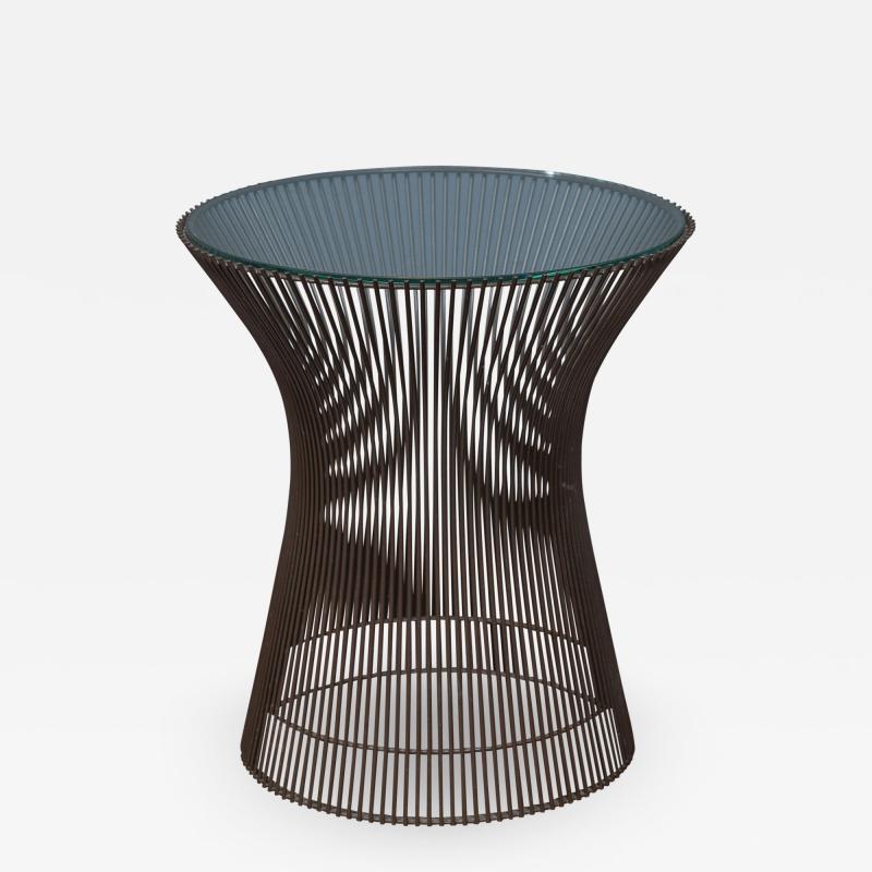 Warren Platner Warren Platner Bronze Side Table for Knoll