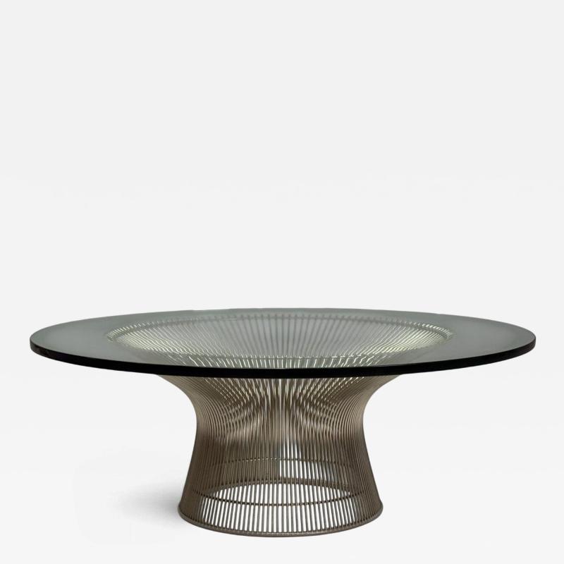 Warren Platner Warren Platner Steel Glass Coffee Table United States 21st C 