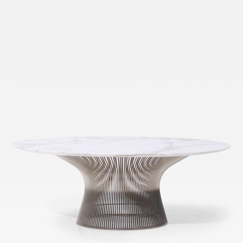 Warren Platner Warren Platner for Knoll Mid Century Marble Coffee Table