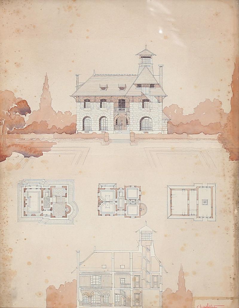 Watercolor Architectural Rendering