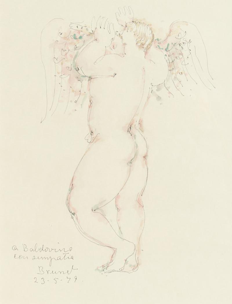 Watercolour by Miquel Brunet 1919 2007 