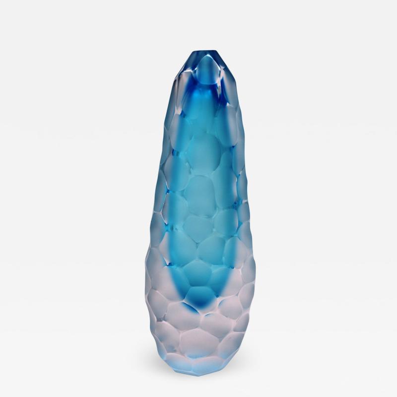 Wave Murano Glass Invidia Murano Glass Sculpted Vase