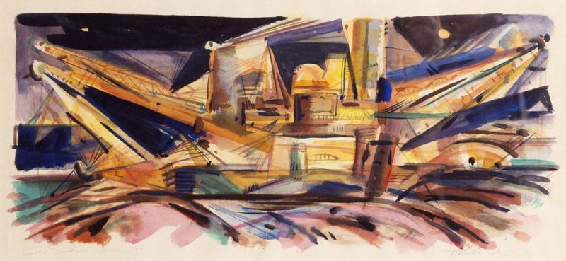 Wayne Thiebaud Gold Dredger Sacramento