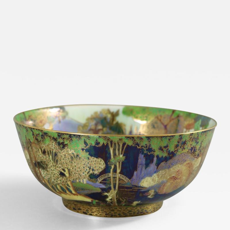 Wedgwood Fairyland lustre Woodland Bridge Imperial Bowl