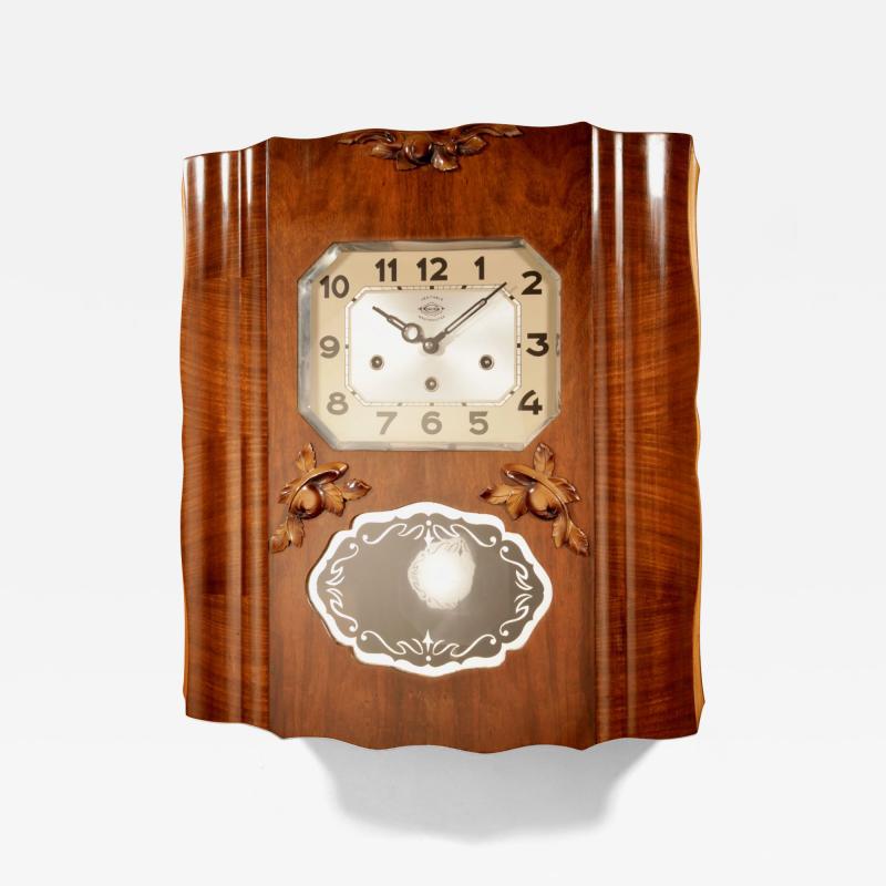 Westminster Girod Carillon Walnut Rosewood Wall Clock French