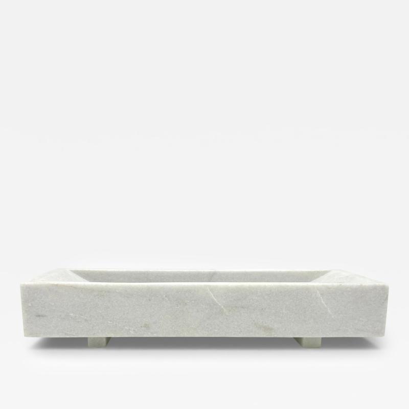 White Marble Rectangular Tray