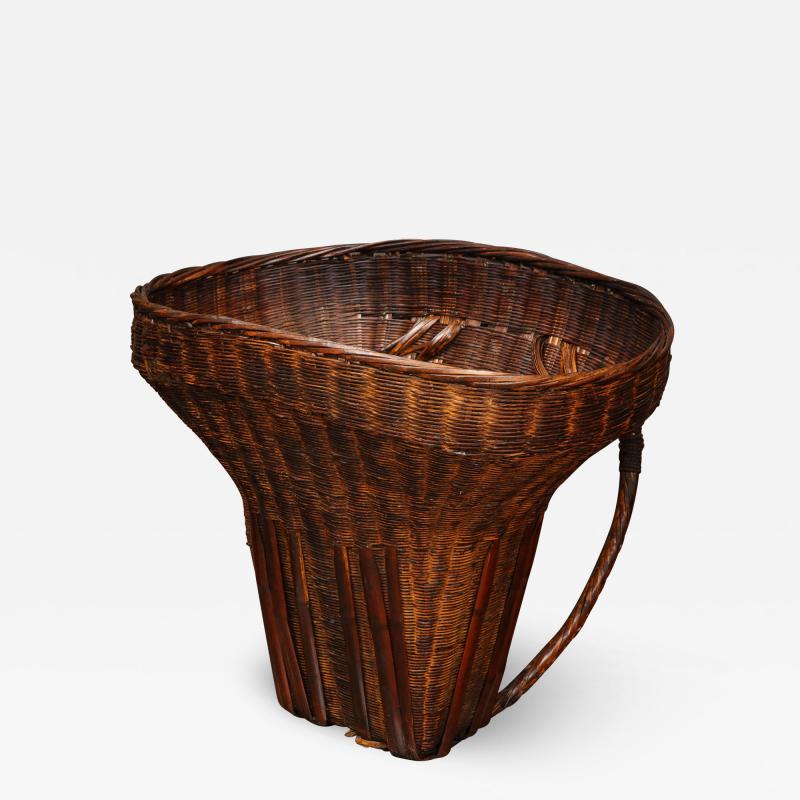 Wicker Gathering Basket