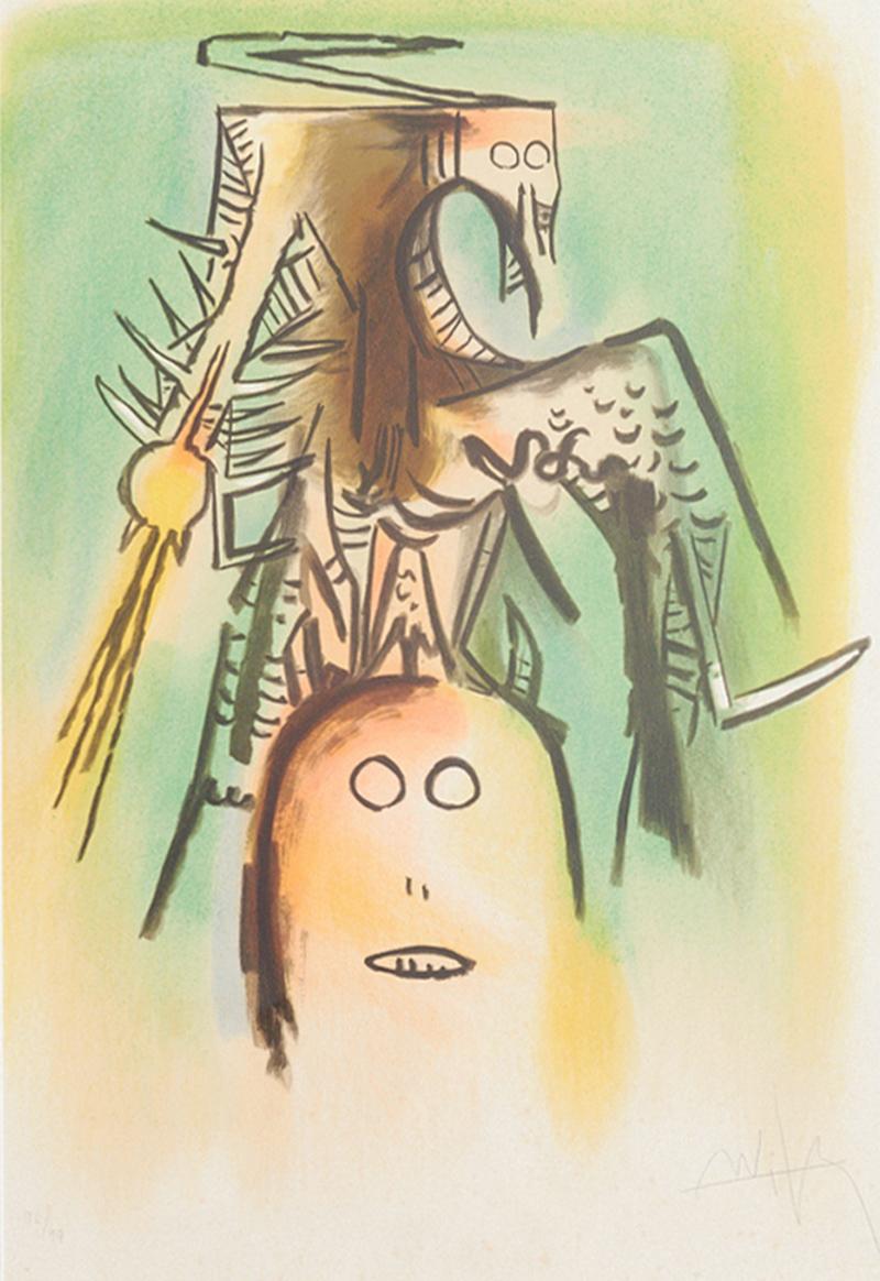 Wilfredo Lam Lithograph by Wilfredo Lam 1902 1982 