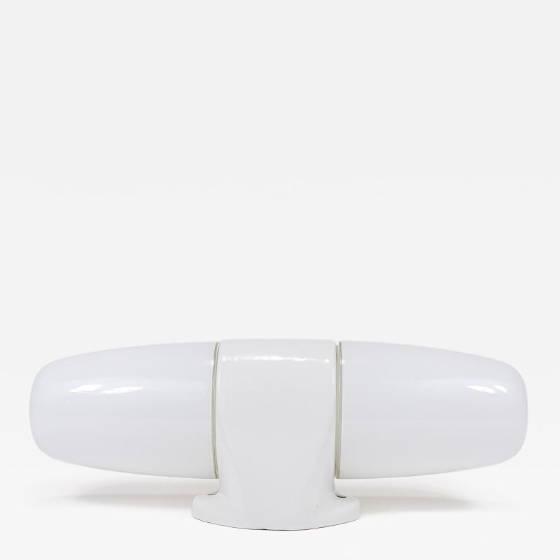 Wilhelm Wagenfeld XXL Wilhelm White Wagenfeld Bauhaus Sconce Double Wall Light by Linder Germany
