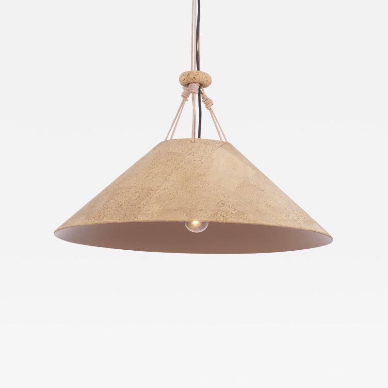 Wilhelm Zannoth Pendant Lamp Zanotl in Cork by Wilhelm Zannoth for Ingo Maurer