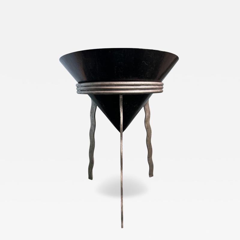 Willard Stone Will Stone Style Postmodern Marble Side Table