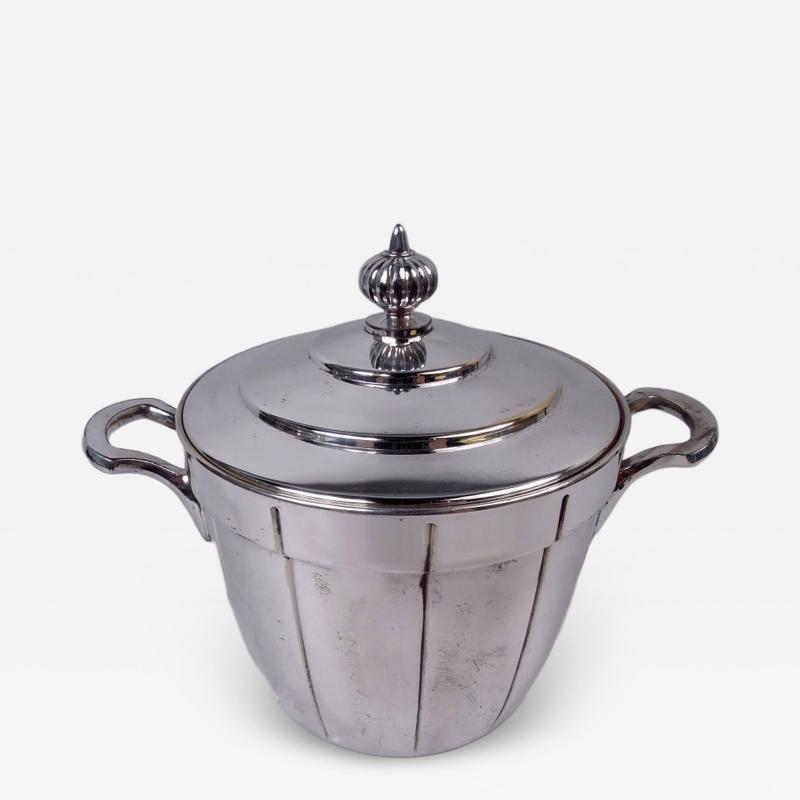William A Rogers Antique American Art Deco Silverplated Ice Bucket by William Rogers