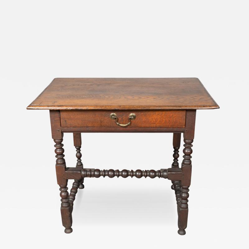 William And Mary Oak Tavern Table