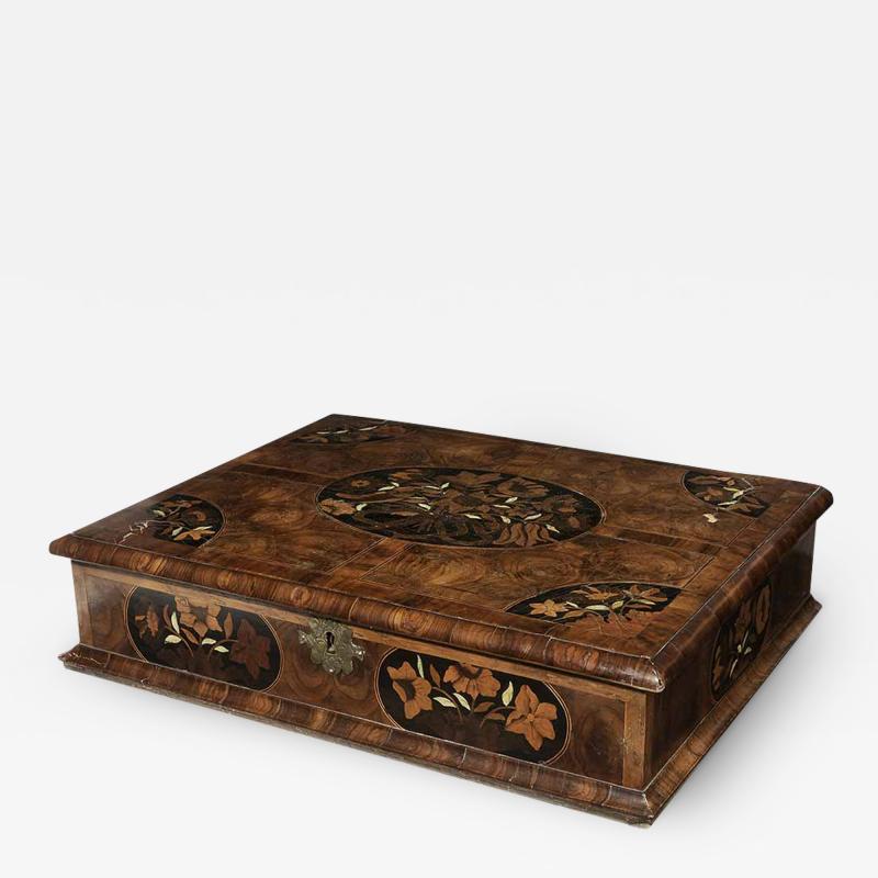 William And Mary Oyster Vneered Lace Box