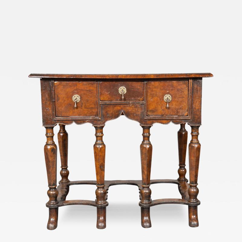 William And Mary Walnut Side Table