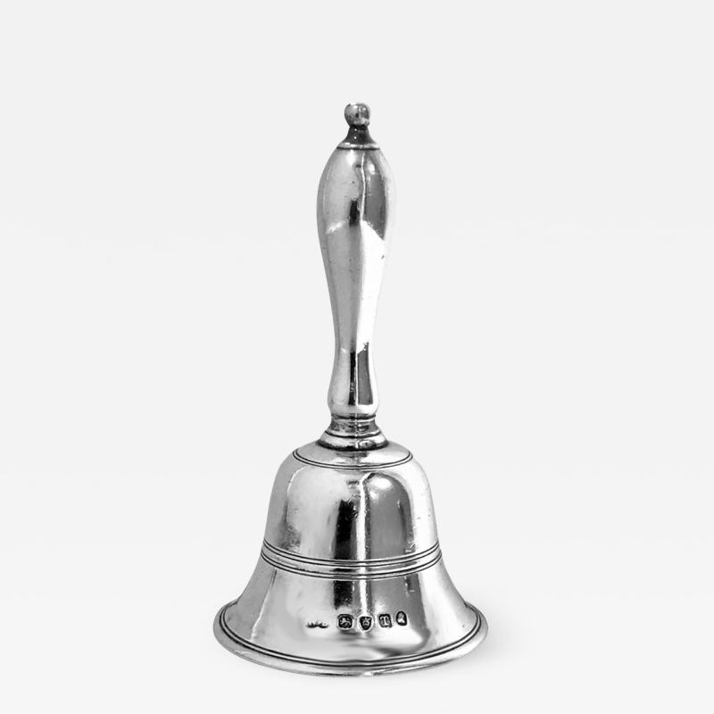 William Bateman Georgian Silver Table Dinner Bell London 1814 William Bateman