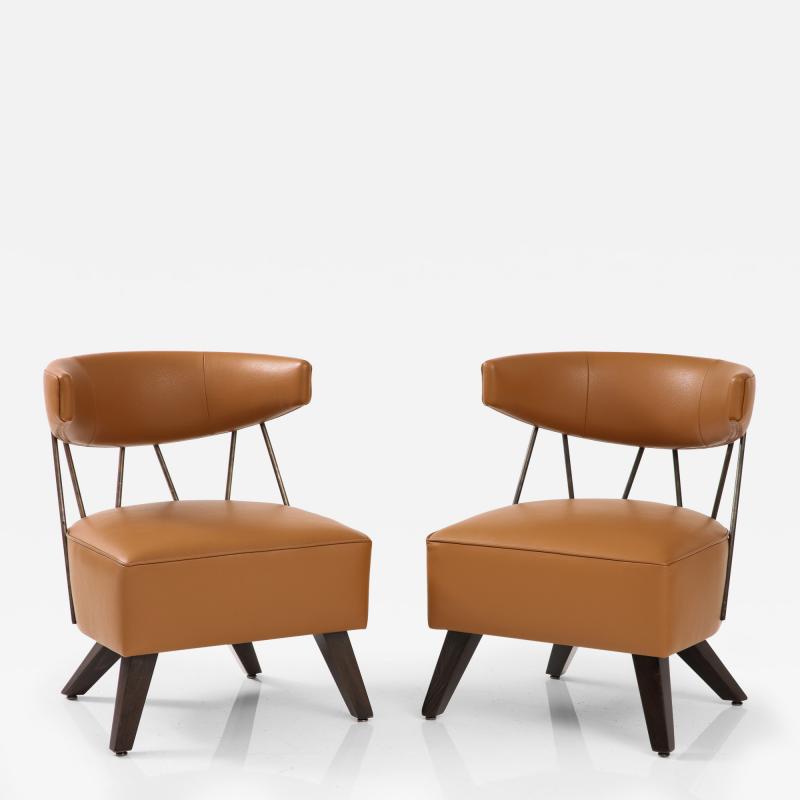 William Billy Haines Stunning Pair of Chairs Attributed to Billy Haines 