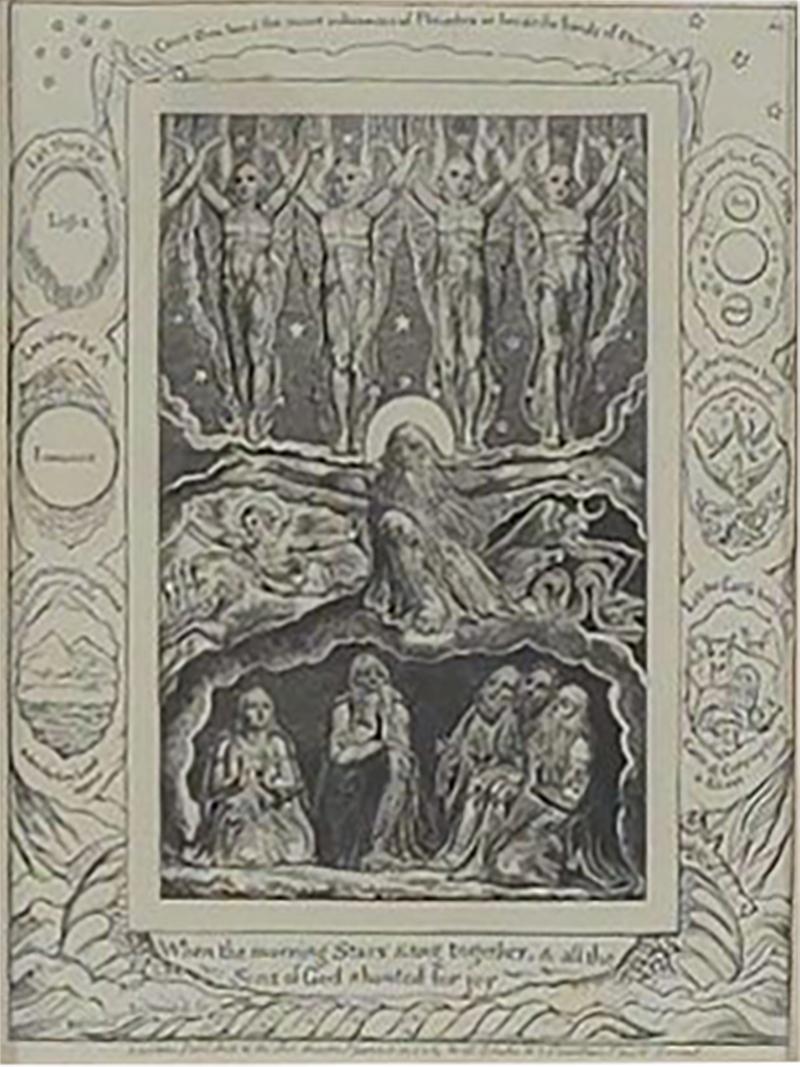 William Blake Illustration from the Book of Job England circa 1900