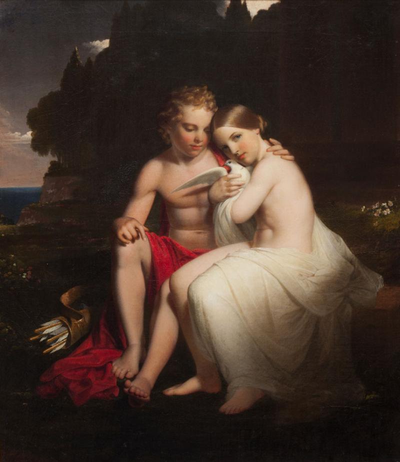 William Edward West Cupid and Psyche
