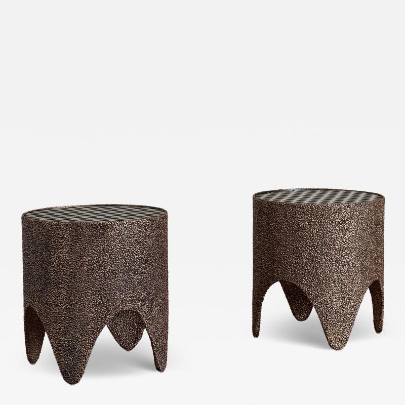 William Emmerson Orbis End Tables by William Emmerson