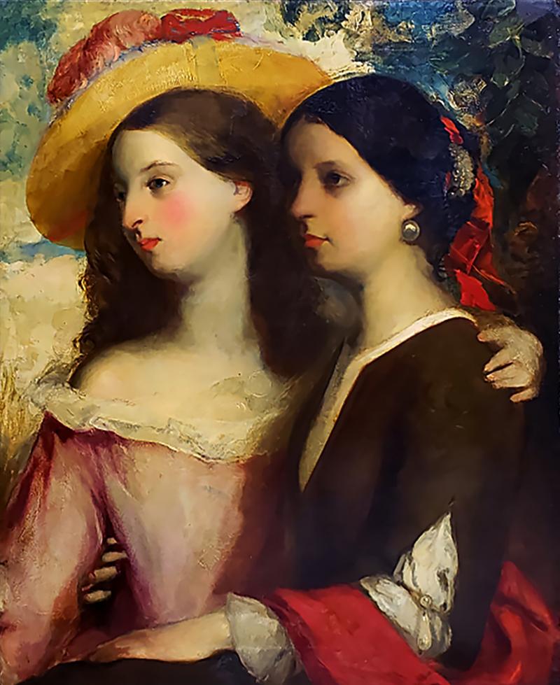 William Etty 18th Century Lesbians Friends 