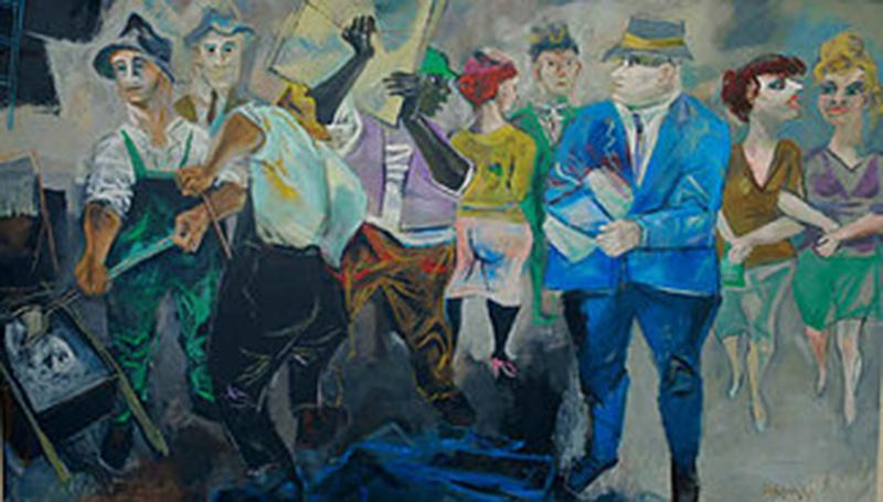 William Gropper The Street 