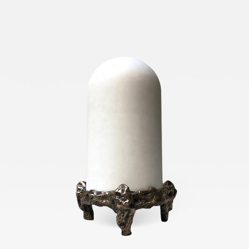 William Guillon NOVA Bronze and porcelain lighting sculpture