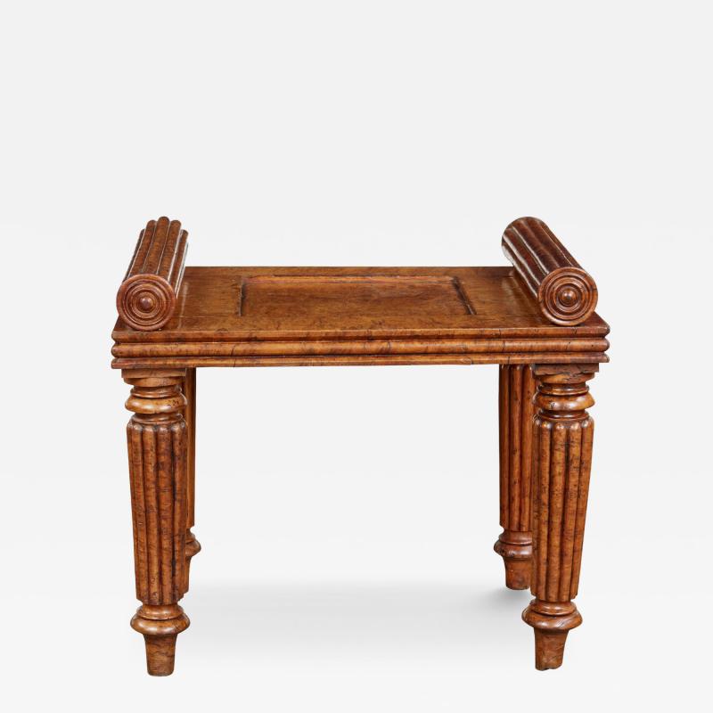 William IV Pollard Oak Hall Bench